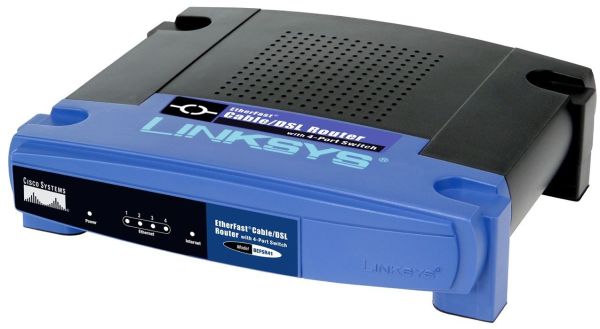 BEFSR41 Linksys EtherFast 4-Port Cable/DSL Router with 10/100 4-Port Switch