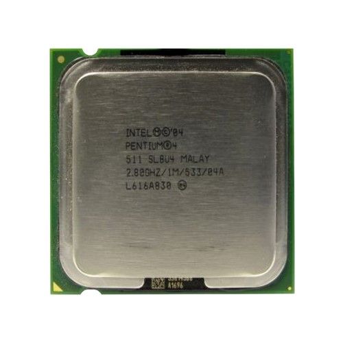 BX80547PE2800EN Intel Pentium 4 511 Single-Core 2.80GHz 533MHz FSB 1MB L2 Cache Socket LGA775 Processor