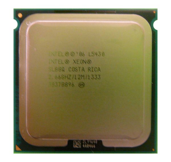 BX80574L5430P Intel Xeon L5430 Quad Core 2.66GHz 12MB L2 Cache 1333MHz FSB Socket 771-Pin 45NM Processor