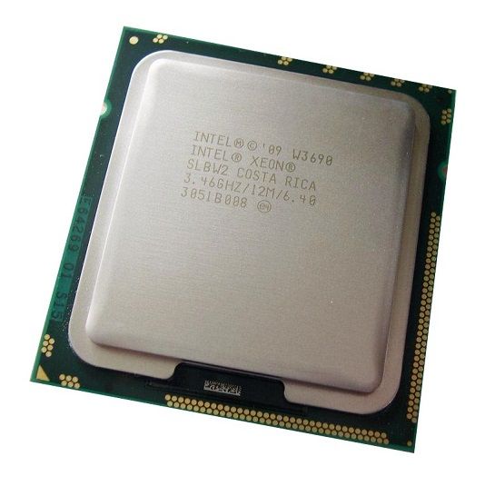 BX80613W3690 Intel Xeon UP 6 Core W3690 3.46GHz 1.5MB L2 Cache 12MB L3 Cache 6.4GT/s QPI Socket FCLGA-1366 Processor