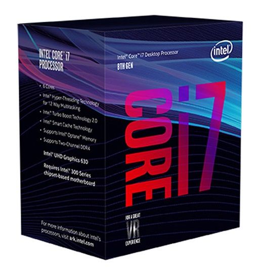 BX80684I78700 Intel Core i7-8700 6-Core 3.20GHz 8GT/s DMI3 12MB L3 Cache Socket 1151 Processor