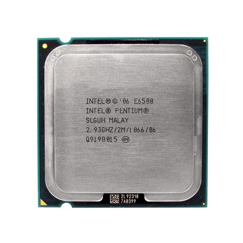 BXC80571E6500 Intel Pentium E6500 Dual-Core 2.93GHz 1066MHz FSB 2MB L2 Cache Socket LGA775 Processor