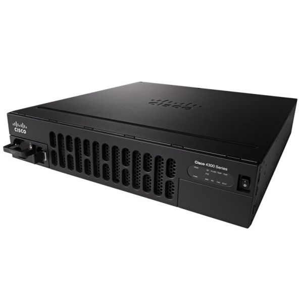 C1-CISCO4351/K9 Cisco 4351 Router 3 Ports Management Port 10 Slots Gigabit Ethernet T-carrier/E-carrier 2U Rack-mountable