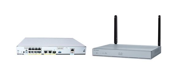 C1111-8PLTELAWQ Cisco ISR 1100 8P Dual GE WAN w/ LTE Adv SMS/GPS 802.11ac -Q WiFi