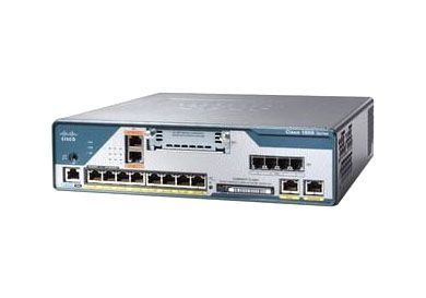 C1861-UC-4FXO-K9 Cisco 1800 Series 1861 8 x Ports 10/100Base-TX LAN + 2 x Port 10/100Base-TX WAN 1.5U Rack-mountable Integrated Service Router