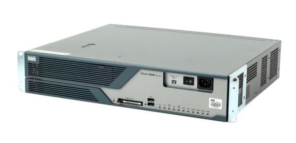 C3825-NOVPN Cisco 3825 Integrated Services Router w/AC, 128F/512D ,IPBase,No VPN