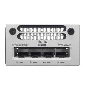 C3850-NM-4-1G-RF Cisco Catalyst 3850 Series 4 x Ports 1000Base-X + 1 x Expansion Slot Gigabit Ethernet Expansion Module