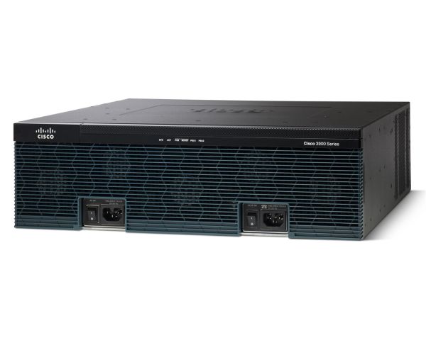 C3945E-VSEC-CUBEK9 Cisco 3945E 4 x Ports 1000Base-T + 2 x Ports SFP (mini-GIBIC) 3U Rack-Mountable Gigabit Ethernet Voice Security and Cube Bundle Router