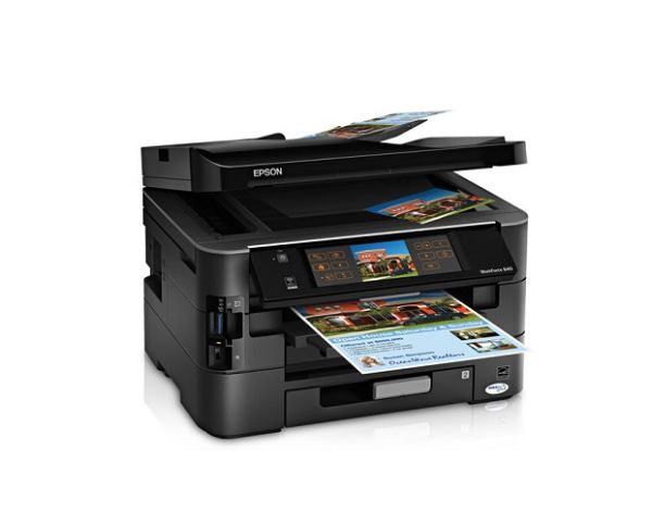 C423A Epson WorkForce 840 (5760 x 1440) dpi 15ppm (Mono) / 9.3ppm (Color) 33.6Kbps Fax Modem 500-Sheets USB 2.0 Ethernet 10/100Mbps Wi-Fi 802.11bb
