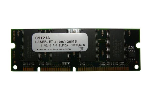 C9121A HP 128MB 100MHz PC100 non-ECC Unbuffered CL2 100-Pin DIMM 3.3V Memory Module