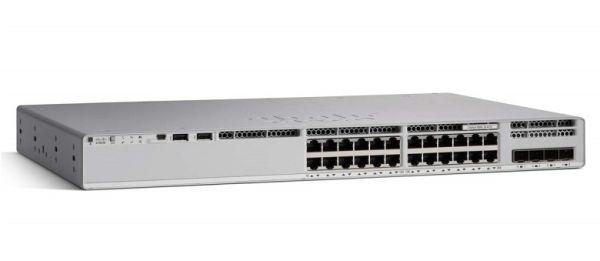 C9200-24T-E Cisco Catalyst 9200 24-Ports x 10/100/1000BASE-T Layer 3 Managed Gigabit Ethernet Network Switch