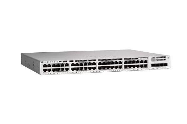 C9200-48P-A-RF Cisco Catalyst 9200 Series 9200-48P 48 x RJ-45 Ports PoE+ 10/100/1000Base-T Layer 3 Managed Rack-mountable Gigabit Ethernet Network Switch