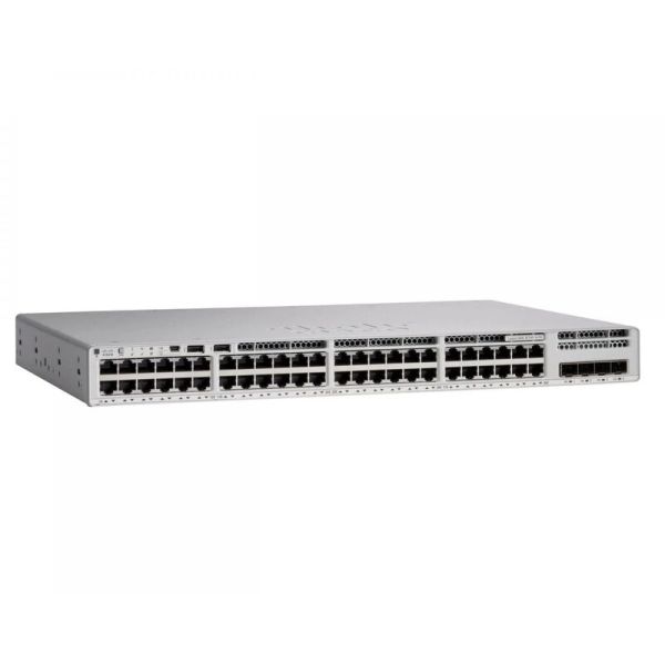 C9300-48P-A-RF Cisco Catalyst 9300 Series 9300-48P 48 x RJ-45 Ports PoE+ 10/100/1000Base-T Layer 3 Managed 1U Rack-mountable Gigabit Ethernet Network Switch