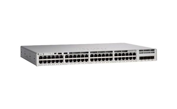 C9300L-48P-4G-A Cisco Catalyst 9300L Series 9300L-48P-4G 48 x RJ-45 Ports PoE+ 10/100/1000Base-T + 4 x SFP Ports Layer 3 Managed Rack-mountable Gigabit Ethernet Network Switch