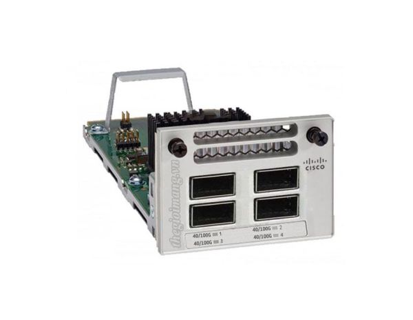 C9300X-NM-4C Cisco Catalyst 9300 Series 4 x QSFP+ Ports 40GBase-X 40 Gigabit Ethernet Network Module