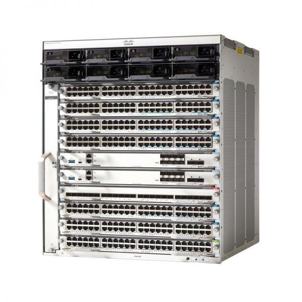 C9407R-96U-BNDL-E Cisco Catalyst 9400 Series 7 Slot Chassis Manageable Modular 3 Layer Supported 10U High Rack-mountable
