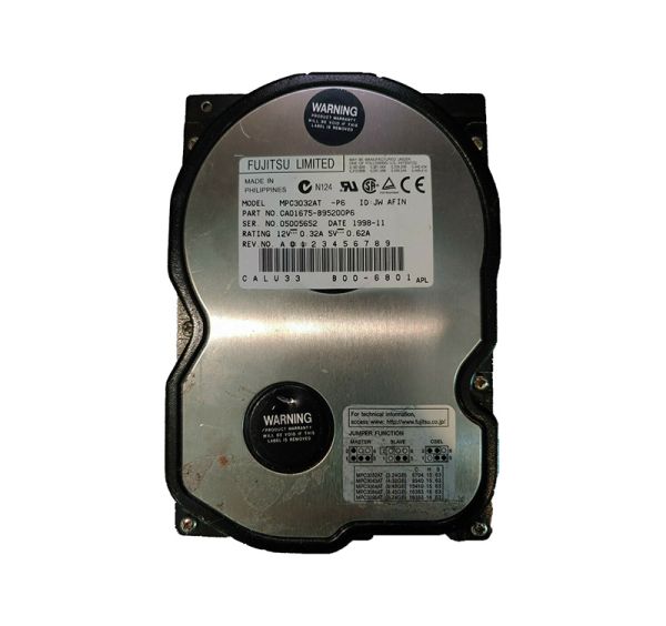CA01675-B95200P6 Fujitsu Desktop 3.2GB 5400RPM ATA-33 256KB Cache 3.5-inch Hard Disk Drive