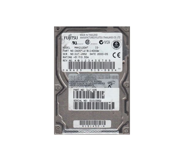 CA05366-B11400GW Fujitsu Mobile 12GB 4200RPM ATA-66 512KB Cache 2.5-inch Hard Drive
