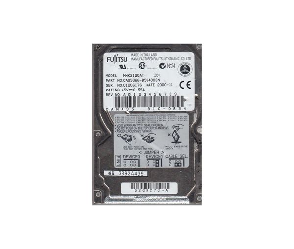 CA05366-B59400SN Fujitsu Mobile 12GB 4200RPM ATA-66 512KB Cache 2.5-inch Hard Drive