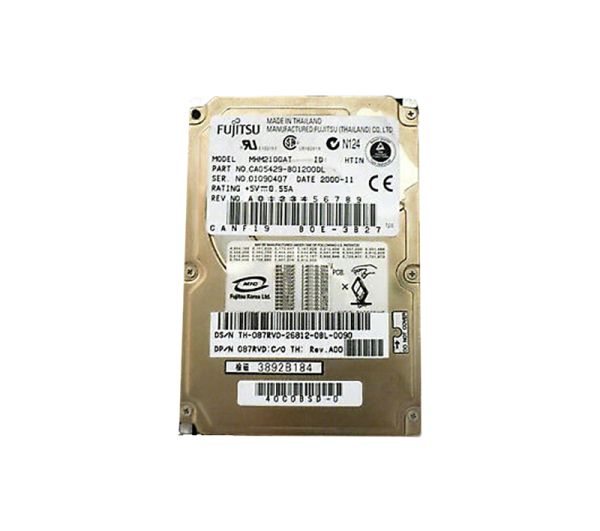 CA05429-B01200DL Fujitsu Mobile 10GB 4200RPM ATA-66 2MB Cache 2.5-inch Hard Drive