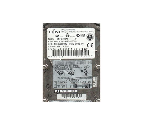 CA05429-B54200MS Fujitsu Mobile 10GB 4200RPM ATA-66 2MB Cache 2.5-inch Hard Drive