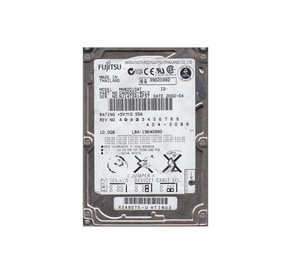 CA06062-B012 Fujitsu Mobile 10GB 4200RPM ATA-100 2MB Cache 2.5-inch Hard Drive