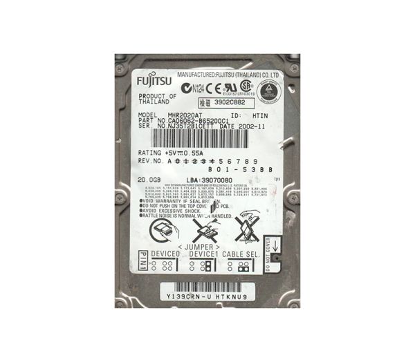 CA06062-B65200C1 Fujitsu Mobile 20GB 4200RPM ATA-100 2MB Cache 2.5-inch Hard Drive