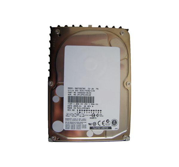 CA06200-B100 Fujitsu Enterprise 36.7GB 10000RPM Ultra-320 SCSI 80-Pin Hot-Pluggable 8MB Cache 3.5-inch Hard Disk Drive