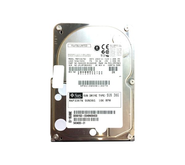 CA06200-B10800VR Fujitsu Enterprise 36.7GB 10000RPM Ultra-320 SCSI 80-Pin Hot-Pluggable 8MB Cache 3.5-inch Hard Disk Drive