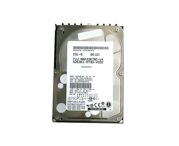 CA06200-B13400FS Fujitsu Enterprise 36.7GB 10000RPM Ultra-320 SCSI 80-Pin Hot-Pluggable 8MB Cache 3.5-inch Hard Disk Drive
