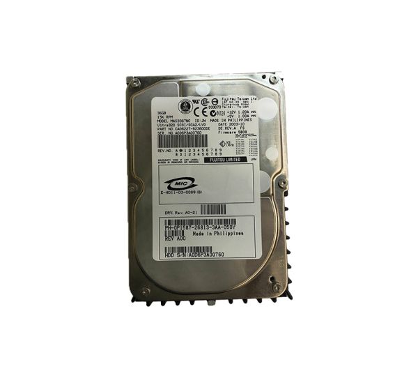 CA06227-B23600DE Fujitsu Enterprise 36.7GB 15000RPM Ultra-320 SCSI 80-Pin Hot-Pluggable 8MB Cache 3.5-inch Hard Disk Drive