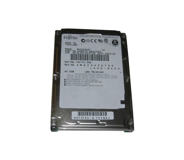 CA06272-B83100DX Fujitsu Mobile 40GB 4200RPM ATA-100 2MB Cache 2.5-inch Hard Drive
