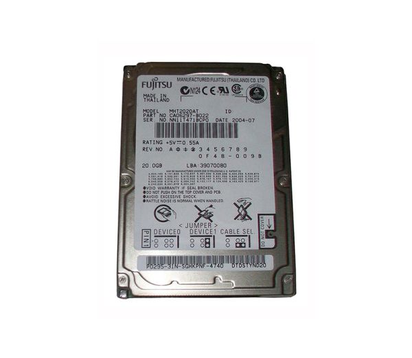 CA06297-B022 Fujitsu Mobile 20GB 4200RPM ATA-100 2MB Cache 2.5-inch Hard Drive