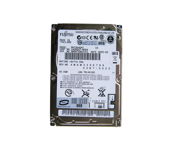 CA06297-B034 Fujitsu Mobile 40GB 4200RPM ATA-100 2MB Cache 2.5-inch Hard Drive