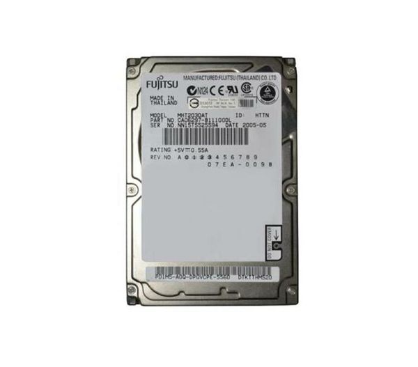 CA06297-B11100DL Fujitsu Mobile 30GB 4200RPM ATA-100 2MB Cache 2.5-inch Hard Drive