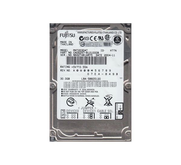 CA06297-B121000B Fujitsu Mobile 30GB 4200RPM ATA-100 2MB Cache 2.5-inch Hard Drive