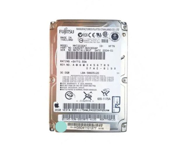 CA06297-B20300AP Fujitsu Mobile 30GB 4200RPM ATA-100 2MB Cache 2.5-inch Hard Drive