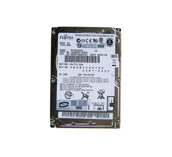 CA06297-B304 Fujitsu Mobile 40GB 4200RPM ATA-100 2MB Cache 2.5-inch Hard Drive