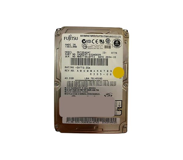 CA06297-B33400SN Fujitsu Mobile 40GB 4200RPM ATA-100 2MB Cache 2.5-inch Hard Drive