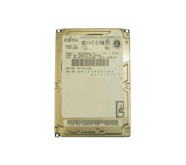 CA06377-B11400DL Fujitsu Mobile 40GB 5400RPM ATA-100 8MB Cache 2.5-inch Hard Drive