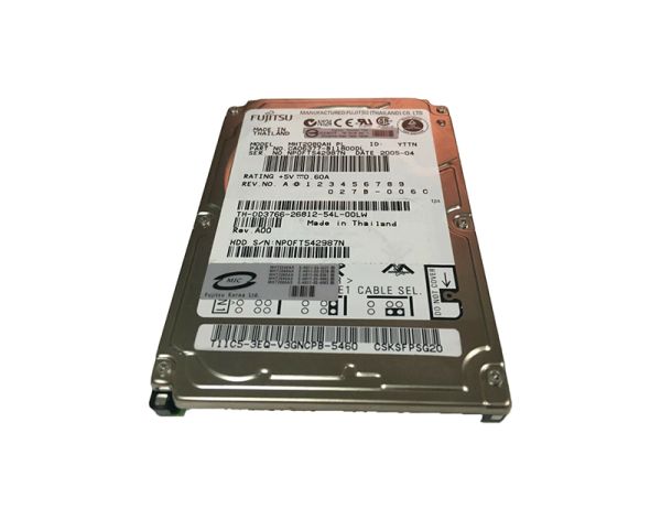 CA06377-B11800DL Fujitsu Mobile 80GB 5400RPM ATA-100 8MB Cache 2.5-inch Hard Drive
