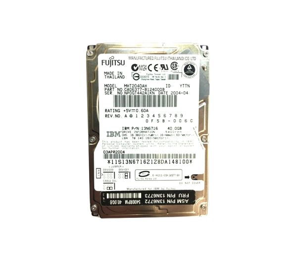 CA06377-B124000B Fujitsu Mobile 40GB 5400RPM ATA-100 8MB Cache 2.5-inch Hard Drive