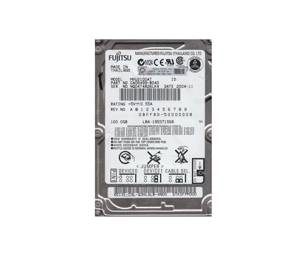 CA06499-B040 Fujitsu Mobile 100GB 4200RPM ATA-100 8MB Cache 2.5-inch Hard Drive