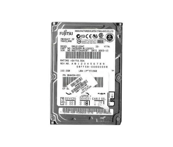 CA06499-B11000C1 Fujitsu Mobile 100GB 4200RPM ATA-100 8MB Cache 2.5-inch Hard Drive