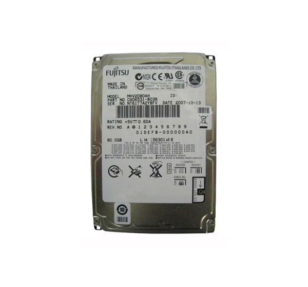 CA06531-B038 Fujitsu Mobile 80GB 5400RPM ATA-100 8MB Cache 2.5-inch Hard Drive