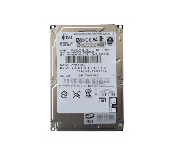 CA06557-B35600C1 Fujitsu Mobile 120GB 4200RPM ATA-100 8MB Cache 2.5-inch Hard Drive