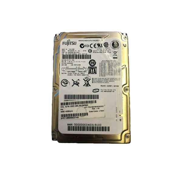 CA06596-B511000T Fujitsu Mobile 200GB 4200RPM SATA 1.5GB/s 8MB Cache 2.5-inch Hard Drive