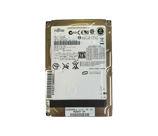CA06672-B148 Fujitsu Mobile 80GB 5400RPM SATA 1.5GB/s 8MB Cache 2.5-inch Hard Drive