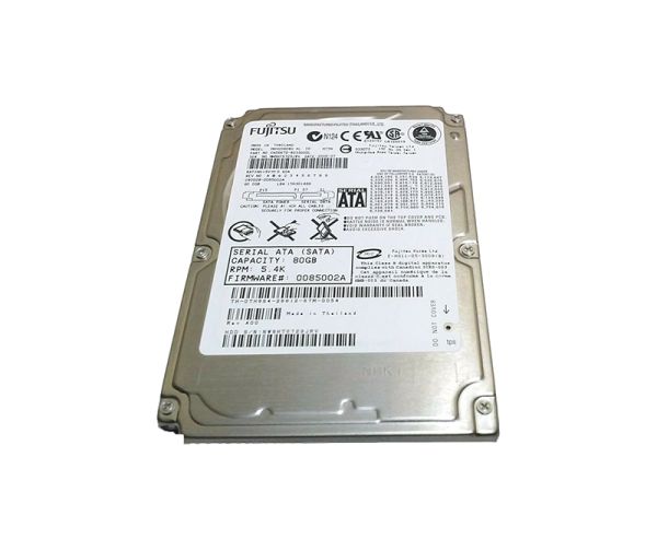 CA06672-B23300DL Fujitsu Mobile 80GB 5400RPM SATA 1.5GB/s 8MB Cache 2.5-inch Hard Drive