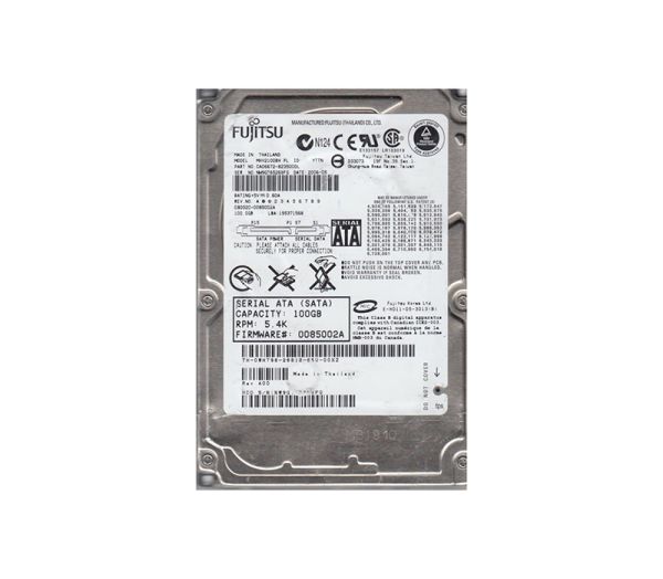 CA06672-B23500DL Fujitsu Mobile 100GB 5400RPM ATA-100 8MB Cache 2.5-inch Hard Drive